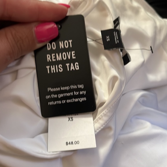 NWT Express Body Contour Compression V-Neck Long Sleeve Bodysuit - Picture 6 of 6